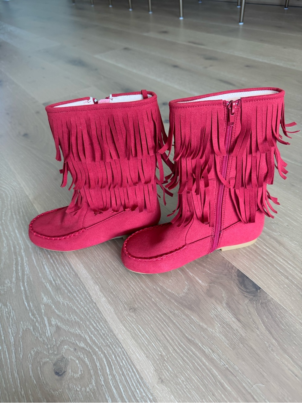NEW Girls Red Boots size 2Y